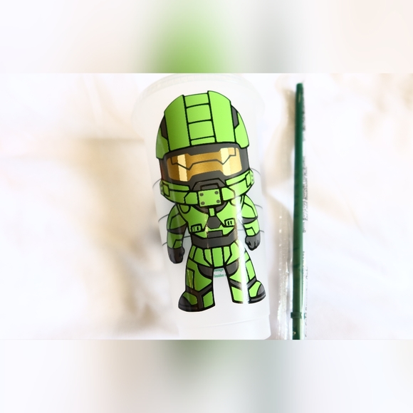 Master Chief / Halo / Aliens / Starbucks Cup / Xbox / Infinite / Reach - Picture 2 of 2